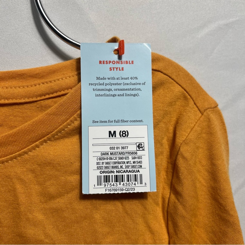 Cat & Jack Long Sleeve Cheetah Tee Sz M (8) - Picture 5 of 6